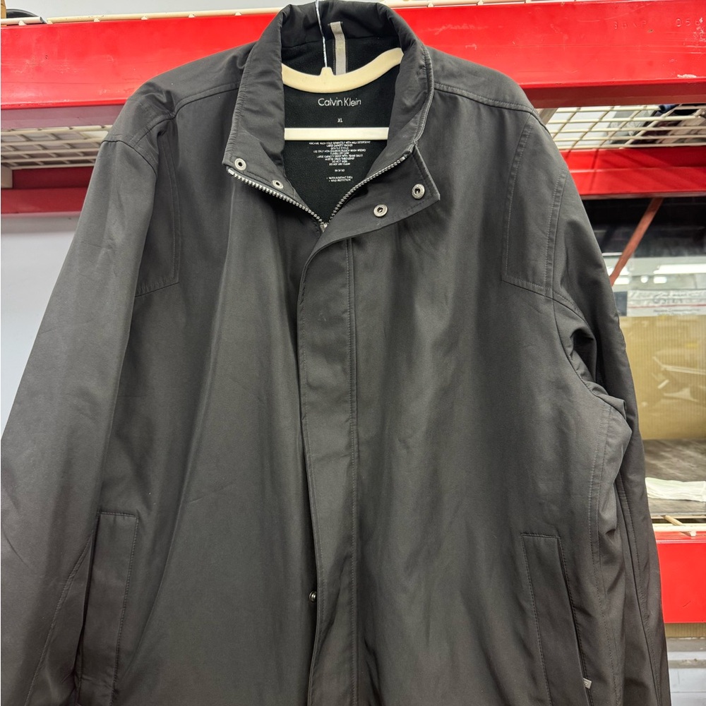 Calvin Klein Men's Charcoal Gray Jacket